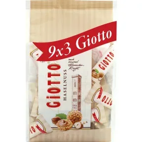 Giotto Haselnuss Mini-Stangen 116G 9x3ST