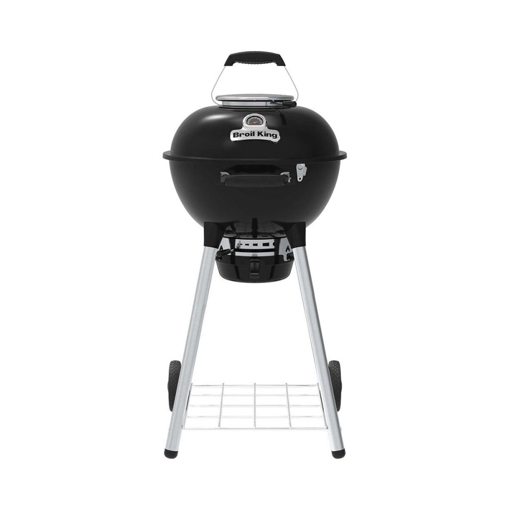Broil King GEM Premium 47cm Holzkohlegrill – Holzkohlegrill/Kohlegrill – schwarz