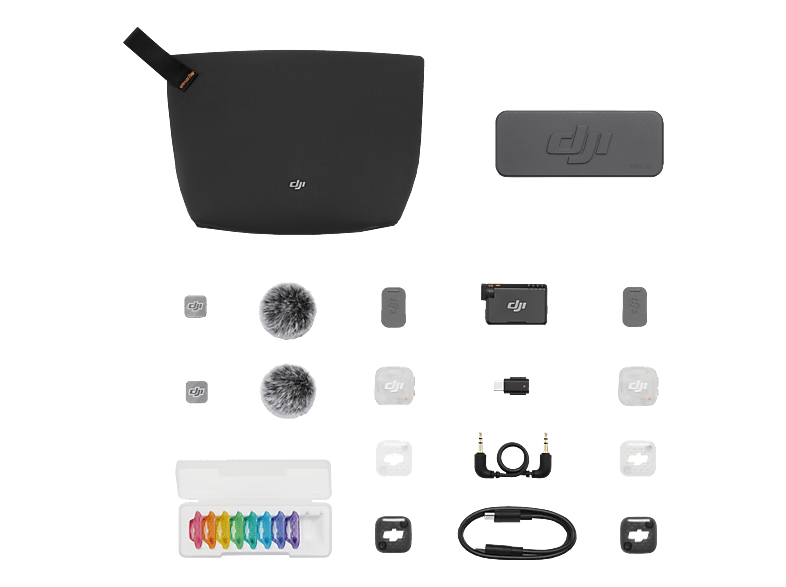 DJI Mic Mini 2S (2TX+1RX+Charging Case) Zubehör Action Cam – Action Cam Zubehör