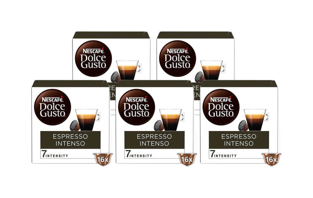 NESCAFE Dolce Gusto Espresso Intenso 16 Kaffeeportionen – Dolce Gusto Kapseln