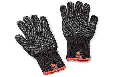 Weber Grillhandschuh-Set – Weber Grillschürze/Grillhandschuhe – schwarz