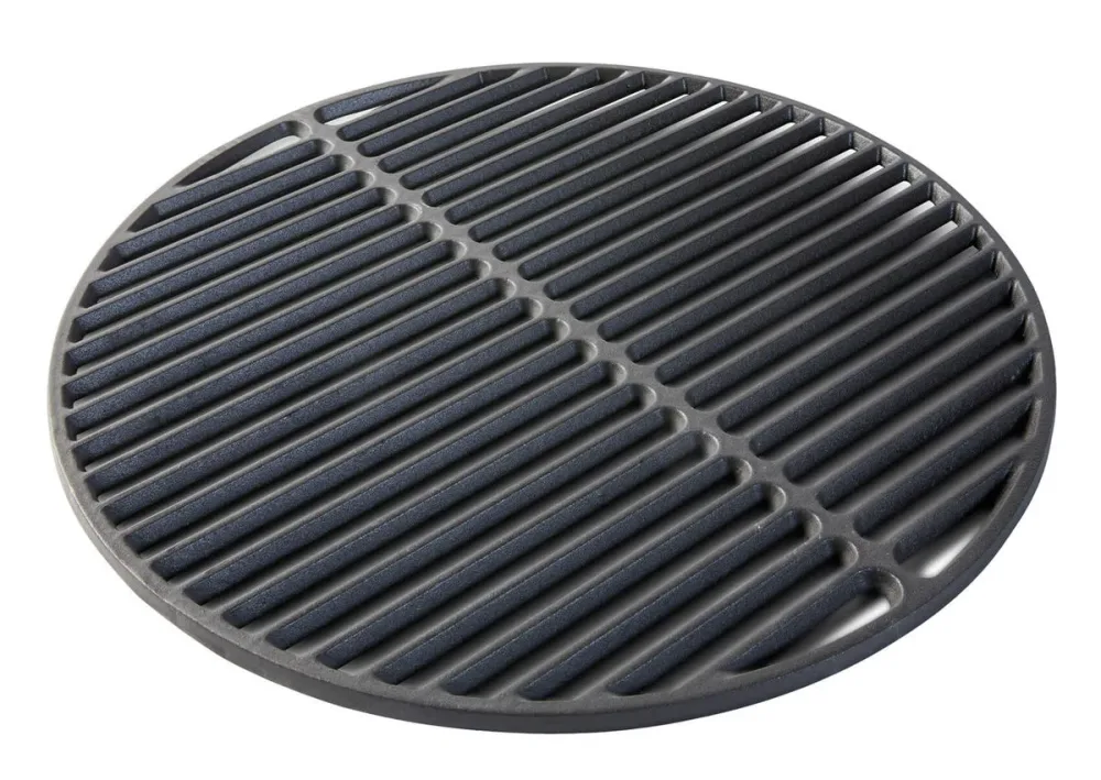 Big Green Egg Gusseisen - Grillrost für S EGG 33 cm – Grillplatte/Grillrost – schwarz