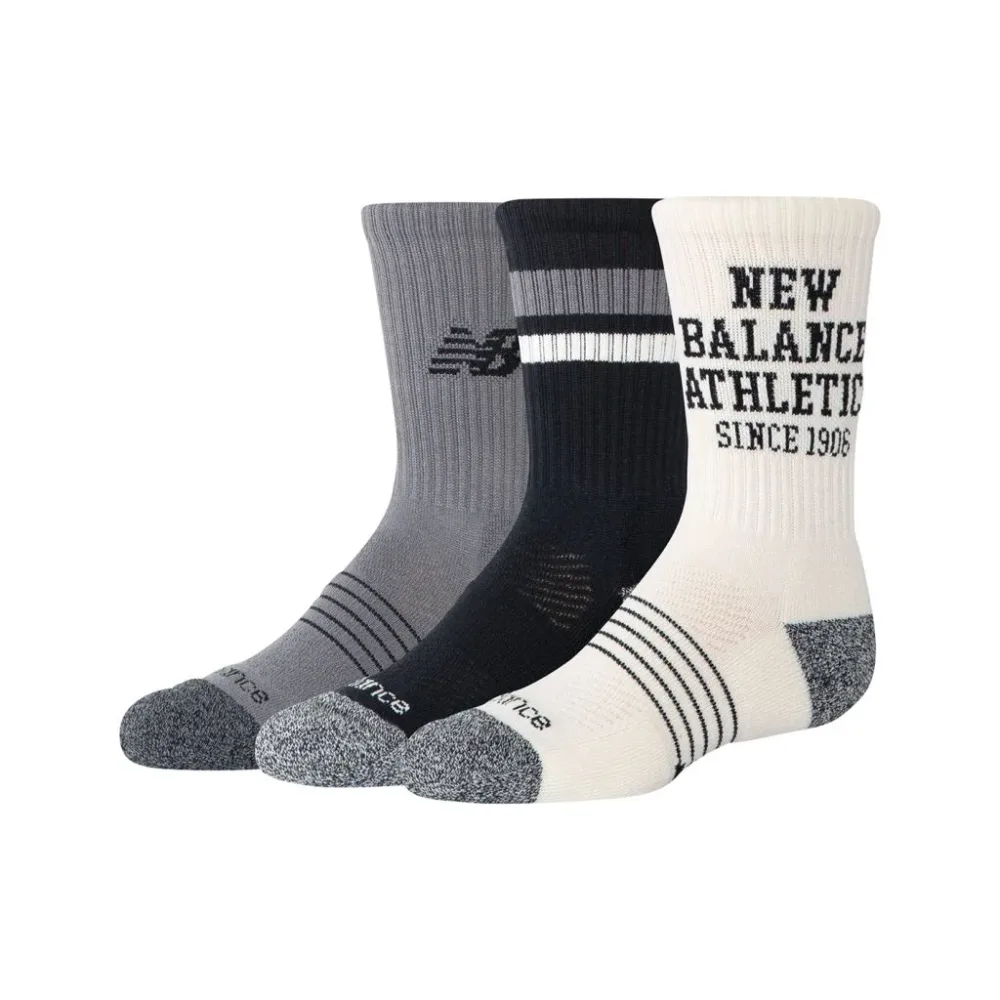 New balance Youth Active Graphic Crew Socks 3 Pack-M M