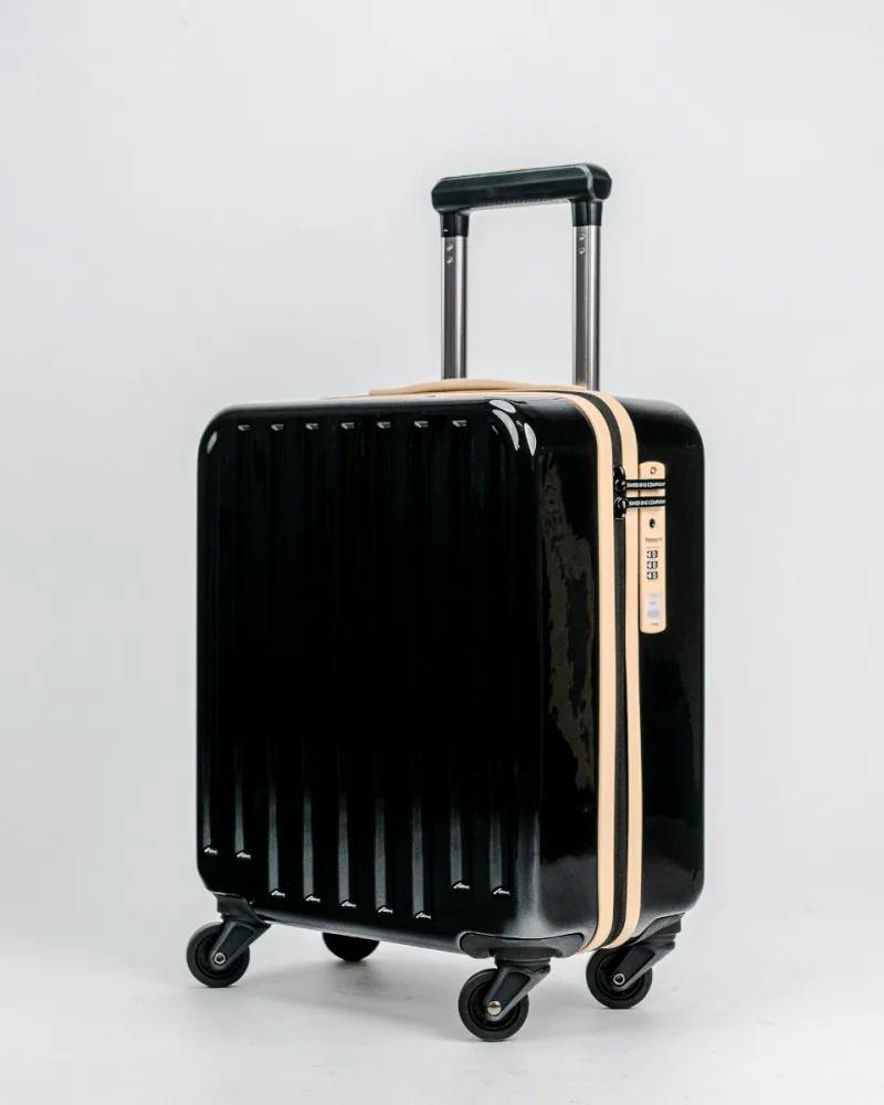 SWISS BAG COMPANY - Hartschalenkoffer Spinner, Underseat, 45 cm, Hartschalenkoffer Spinner, Underseat, 45cm, Black