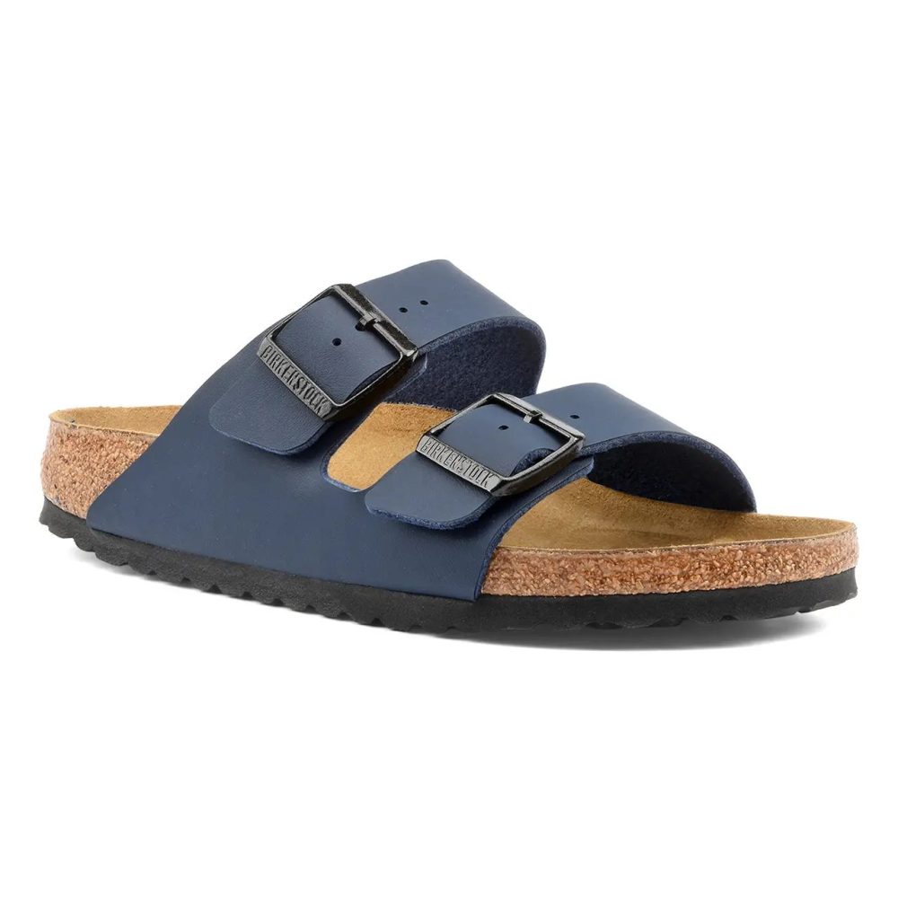 Birkenstock -  Arizona BS - Synthetik sandale, für Damen, Blau, Größe 35
