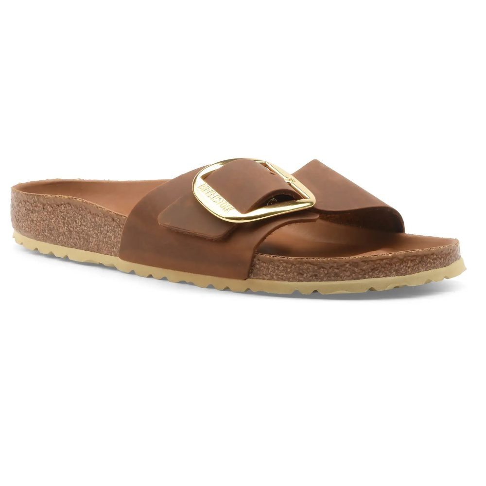 Birkenstock - Madrid N Big Buckle-41, für Damen, Cognac, Größe 41