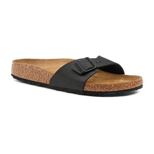 Birkenstock -  Madrid BS - Synthetik sandale, für Damen, Schwarz, Größe 38