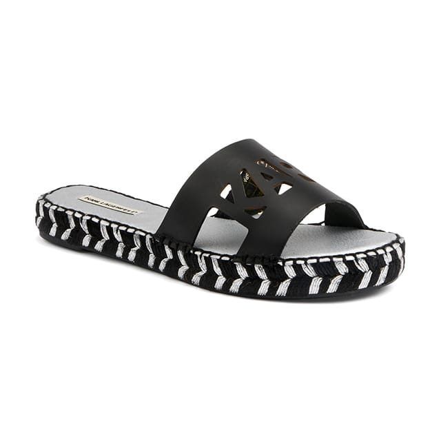 Karl Lagerfeld - Souk Karl Cut-out Slide, für Damen, Schwarz, Größe 37