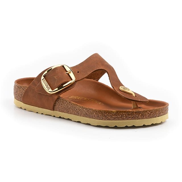 Birkenstock - Gizeh Big Buckle R-38, für Damen, Cognac, Größe 38