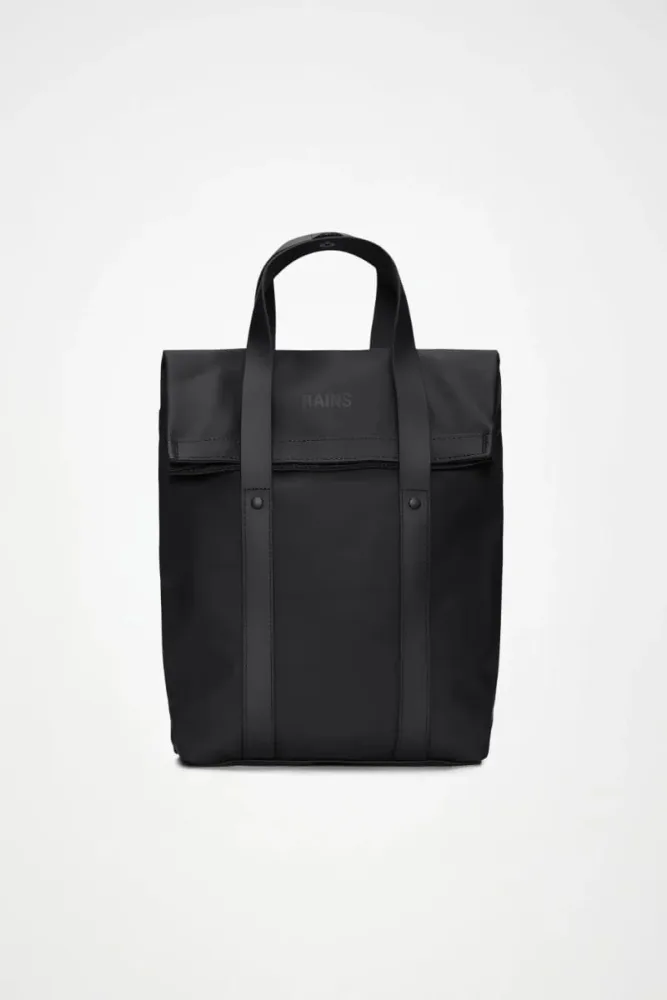 RAINS - 12940 2 Way Tote Backpack W3, für Damen, Schwarz, Größe Onesize