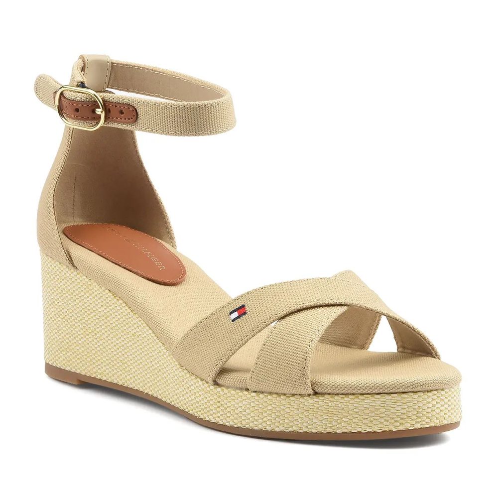 Tommy hilfiger FLAG CRISS-CROS MID WEDGE ESPAD-40 40