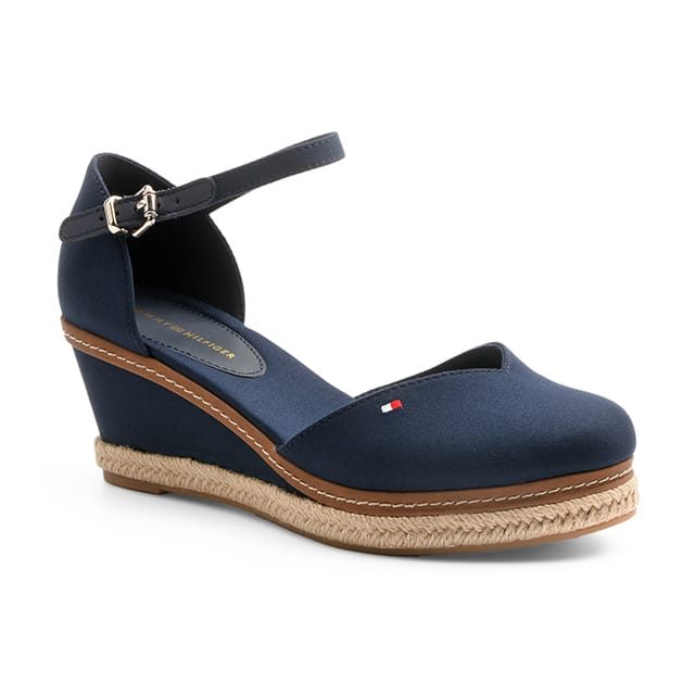 Tommy Hilfiger - Basic Closed Toe Mid Wedge, für Damen, Aquamarine, Größe 40