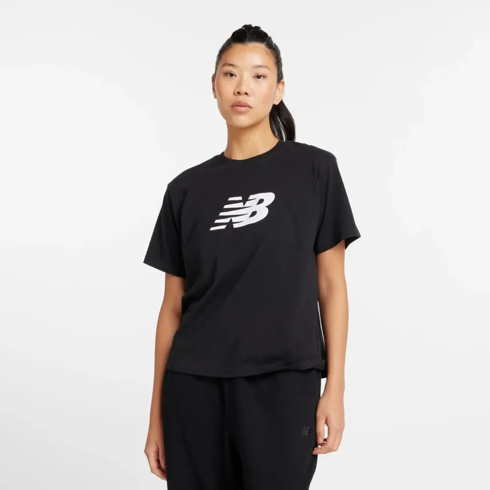 New balance W Sport Jersey Relaxed Logo T-Shirt-S S
