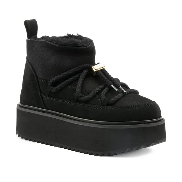 INUIKII - Classic Low Platform-41, für Damen, Schwarz, Größe 41