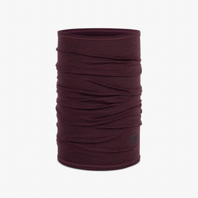 Buff - Schlauchschal, Lightweight Merino Wool Solid, One Size, Bordeaux