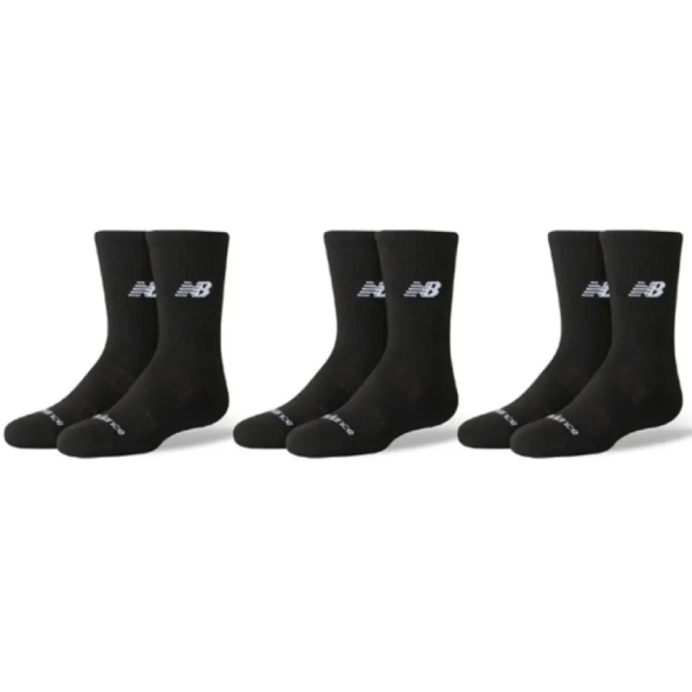 New balance Youth Daily Essentials Cushion Crew Socks 3 Pack-M M