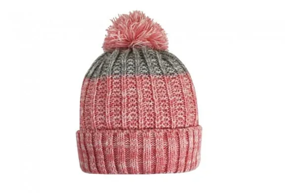 Complement europe 720183566 BONNET FILLE ROSE GRIS ECRU-0 Einmalige Grösse