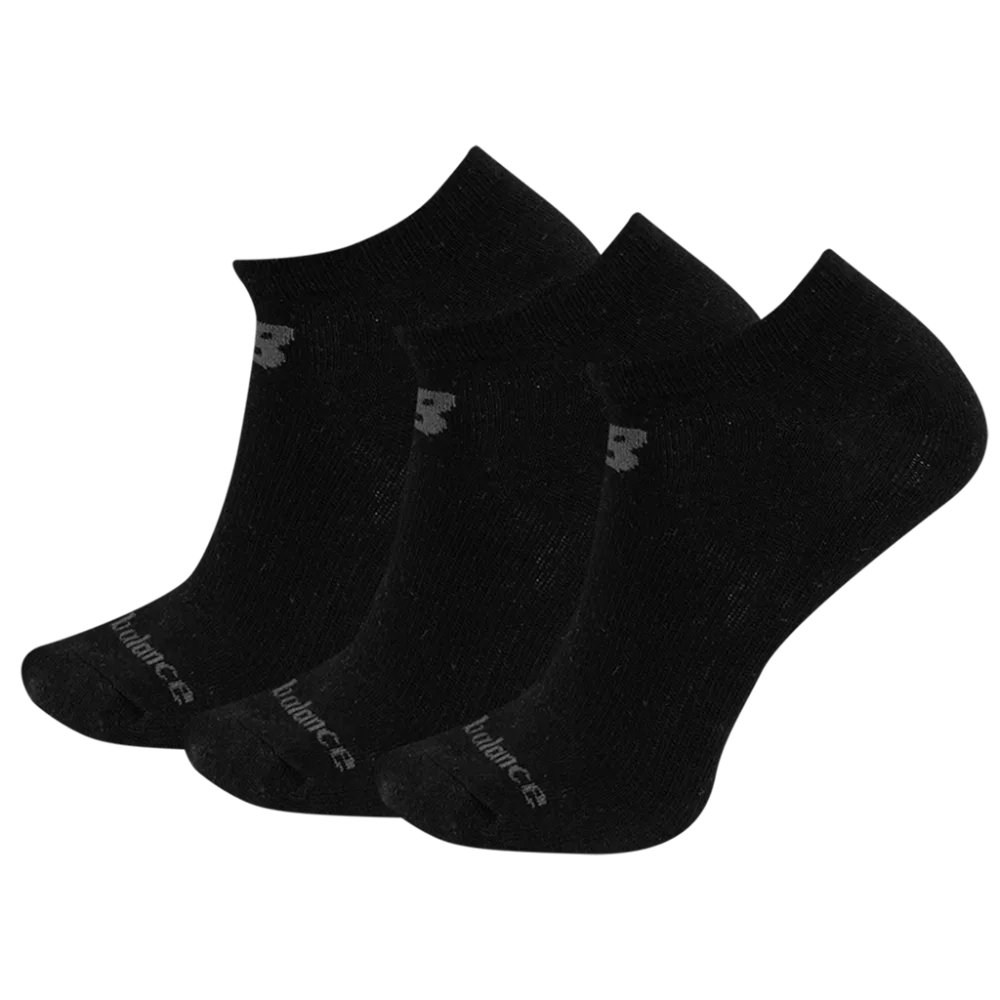 New balance NB PF Cotton Flat Knit No Show Socks 3 Pair-S S