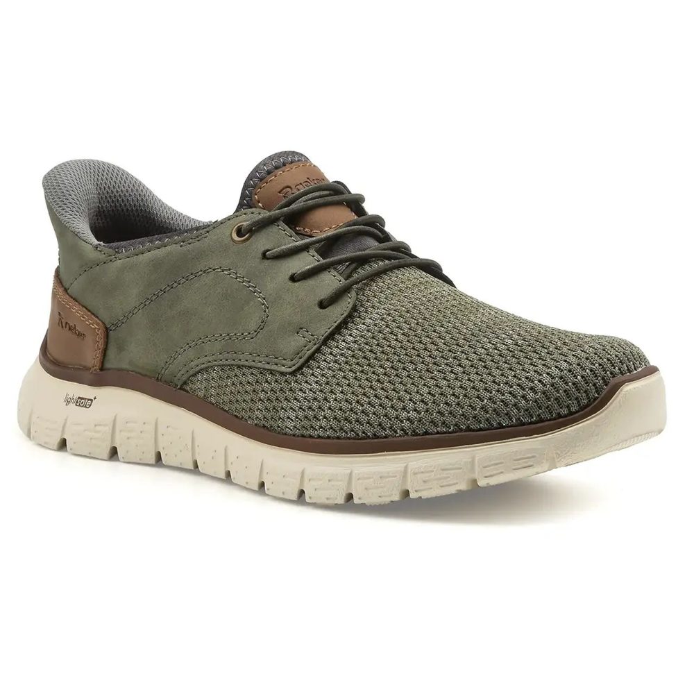 Rieker Slip-On Sneaker, Freizeitschuh, Halbschuh, Schlupfschuh, gepolsterter Fersenabschluss