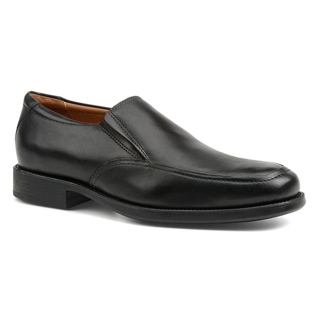 Geox - derbie federico smooth leather, für Herren, Schwarz, Größe 39