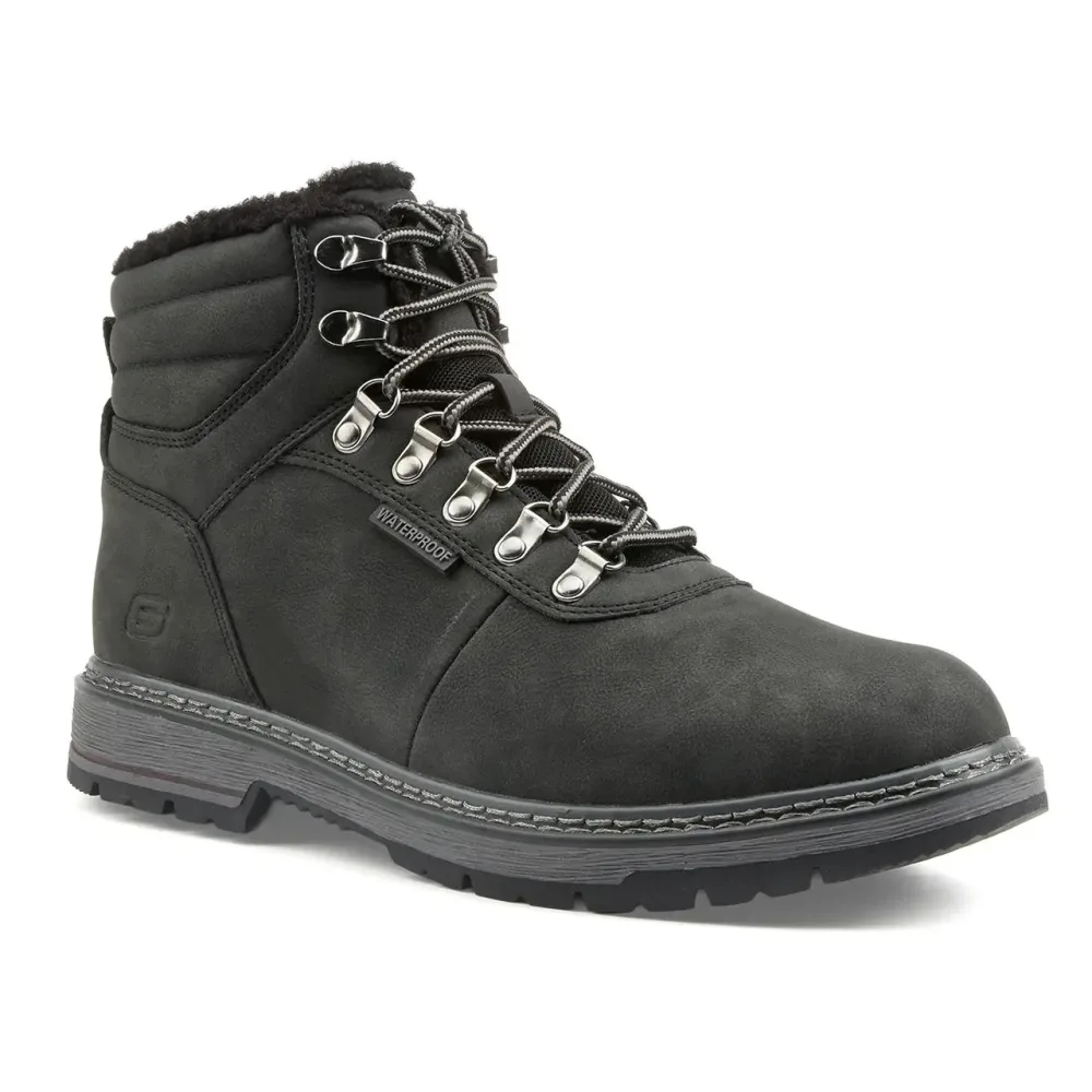 Skechers Schnürstiefel für Herren schwarz