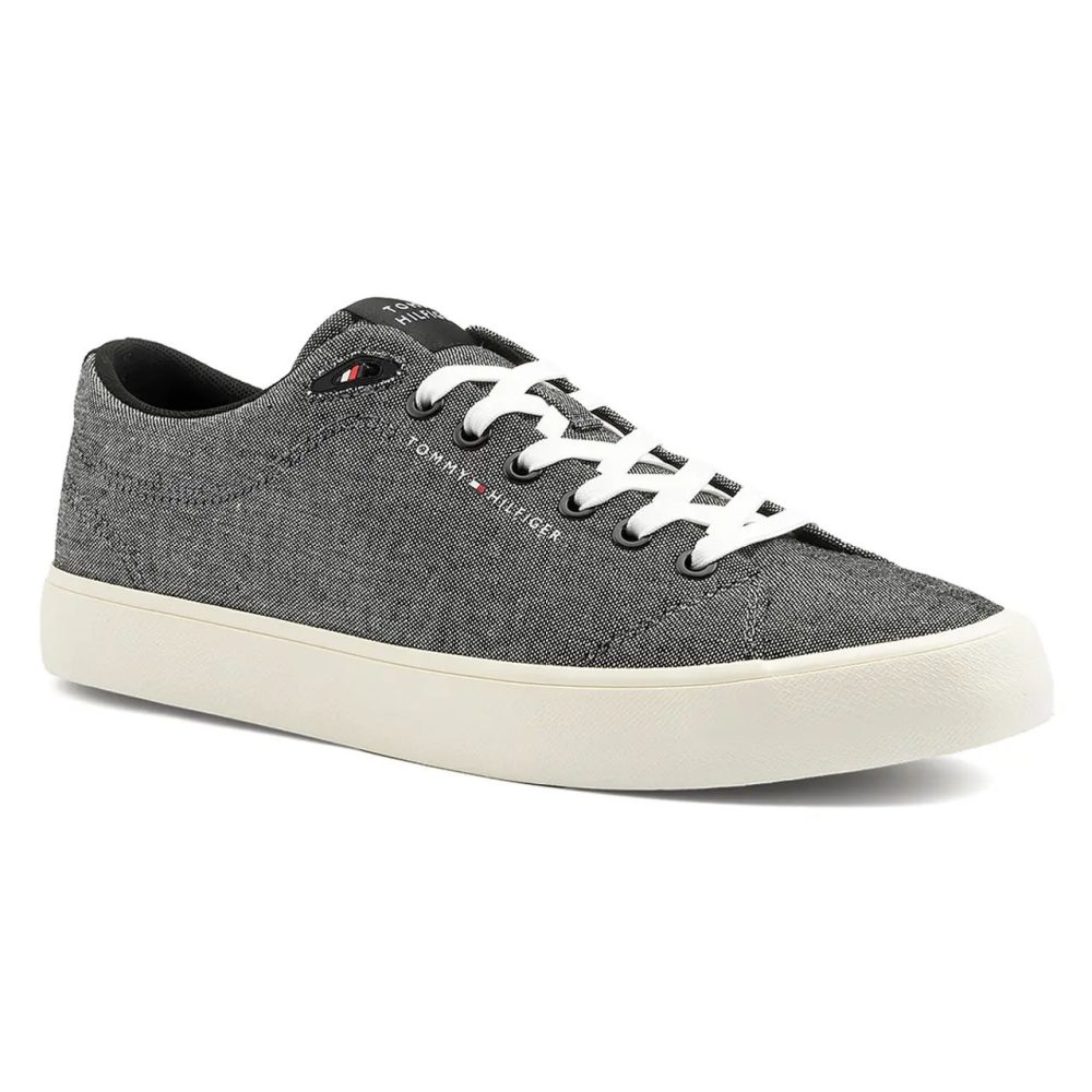 Tommy Hilfiger - Th Hi Vulc Low Core, für Herren, Schwarz, Größe 43