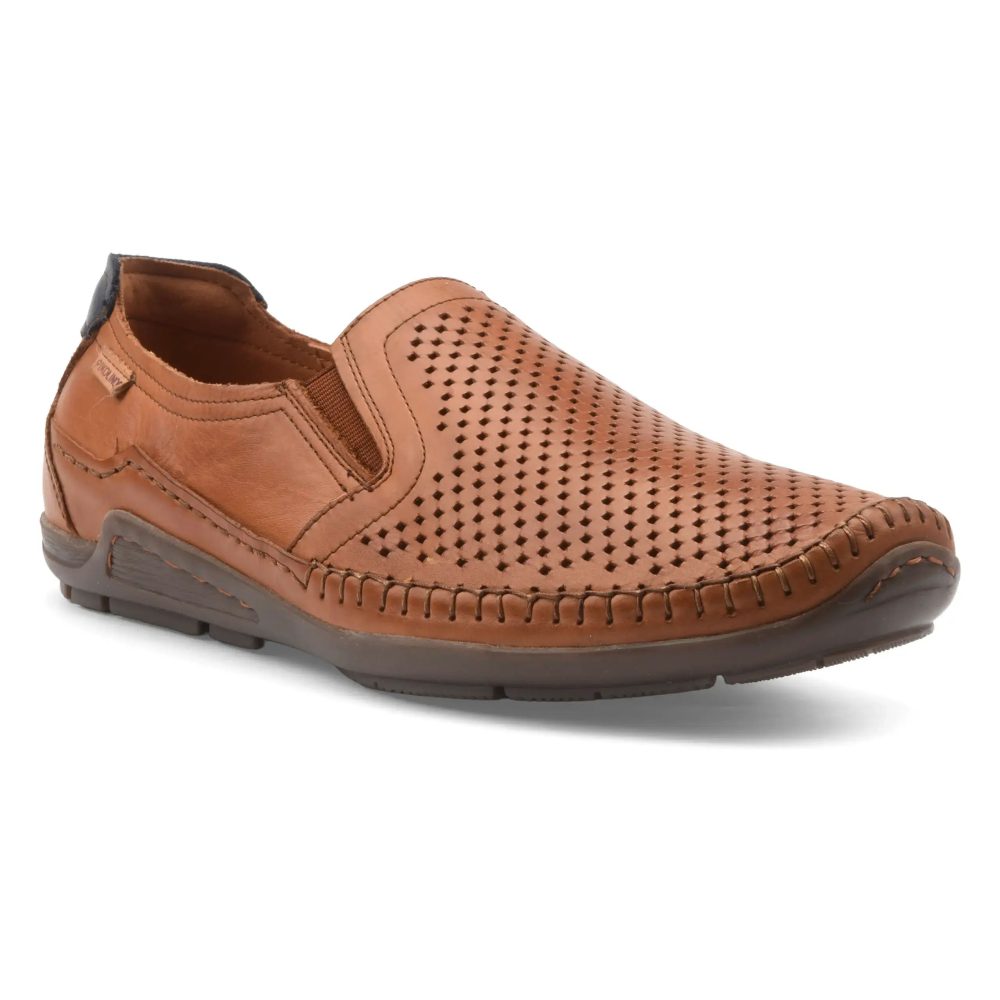 Pikolinos - Azores - Leder mokassin, für Herren, Braun, Größe 40