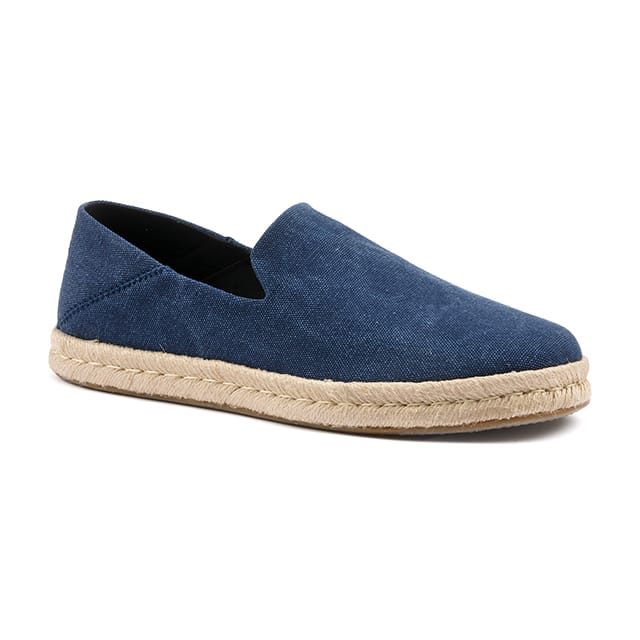 Toms - espadrilles aus recycelter baumwolle  santiago, für Damen, Marine, Größe 44