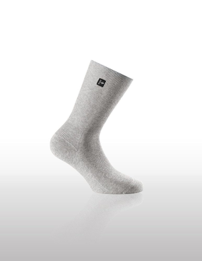 Rohner advanced socks SupeR BW Silver-Gray 43 - 45