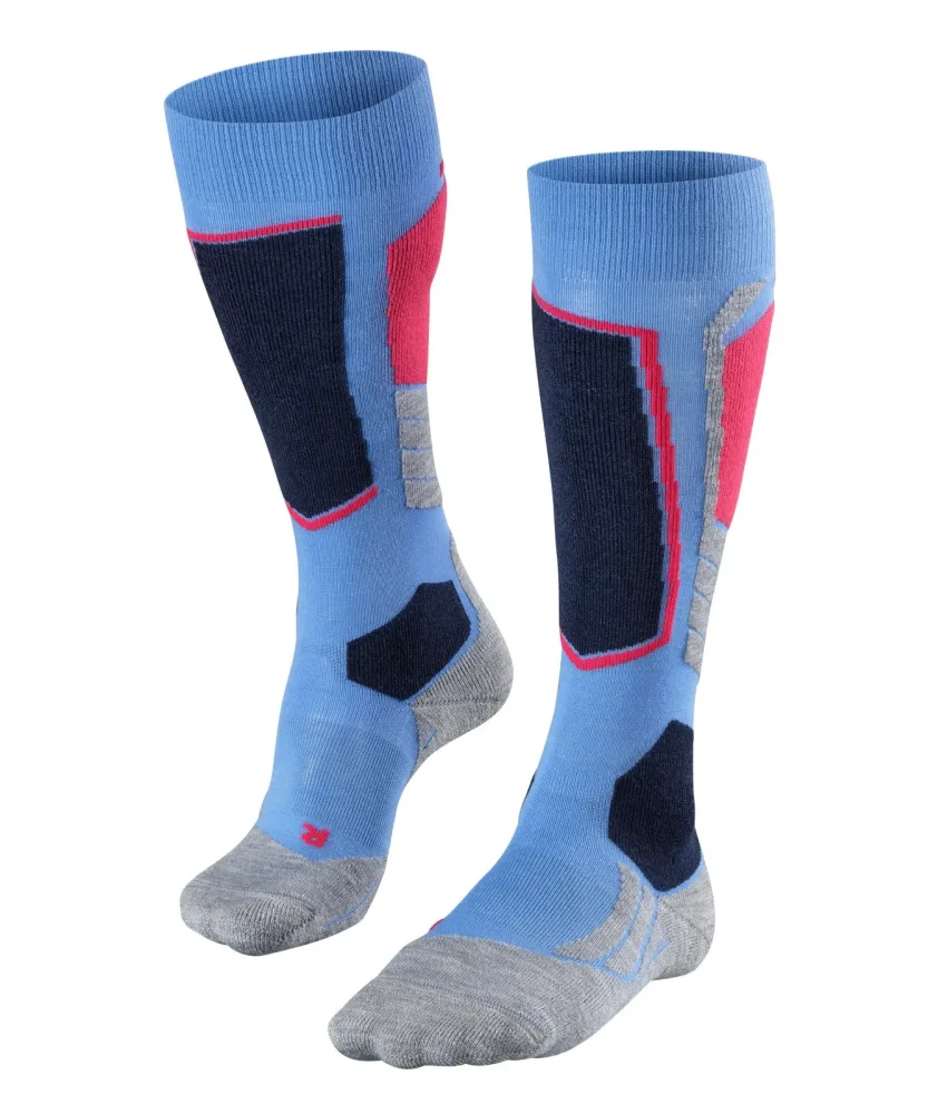 Falke - kniestrümpfe sk2, für Damen, Hellblau, Größe 37-38