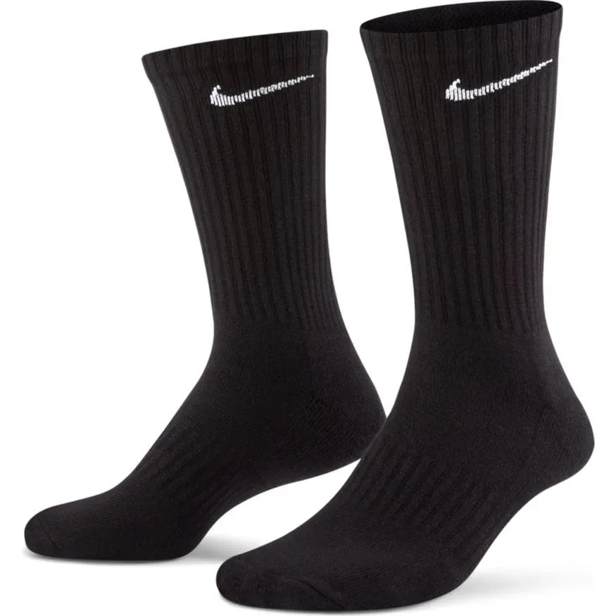 Nike - Triopack, wadenlange Sp-Sock, für Herren, Black, Größe M