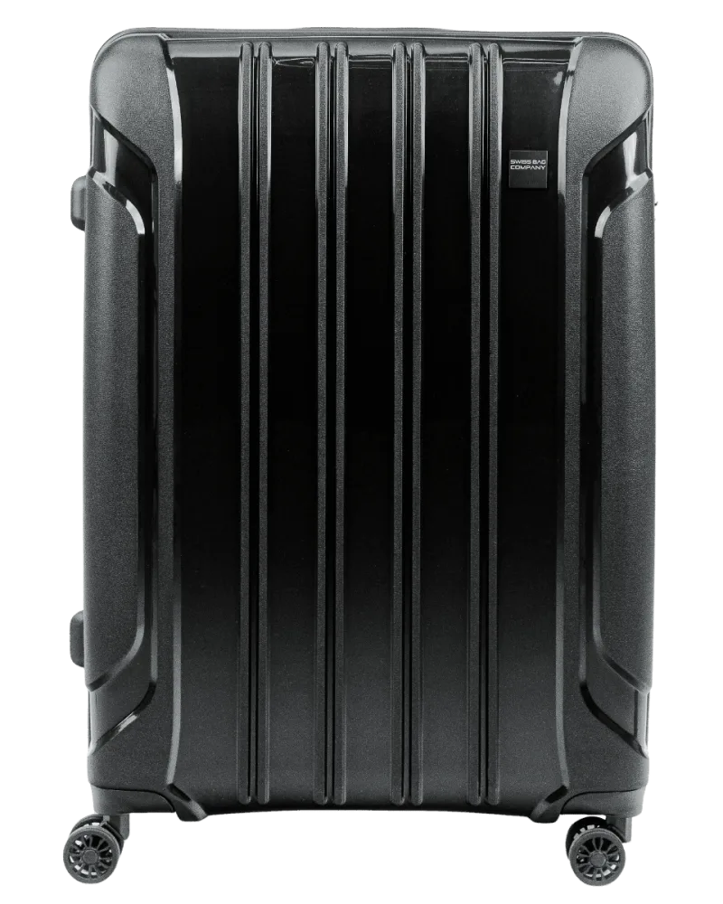 SWISS BAG COMPANY - Hartschalenkoffer, Spinner, 75 cm, Hartschalenkoffer, Spinner, 75 CM, Black