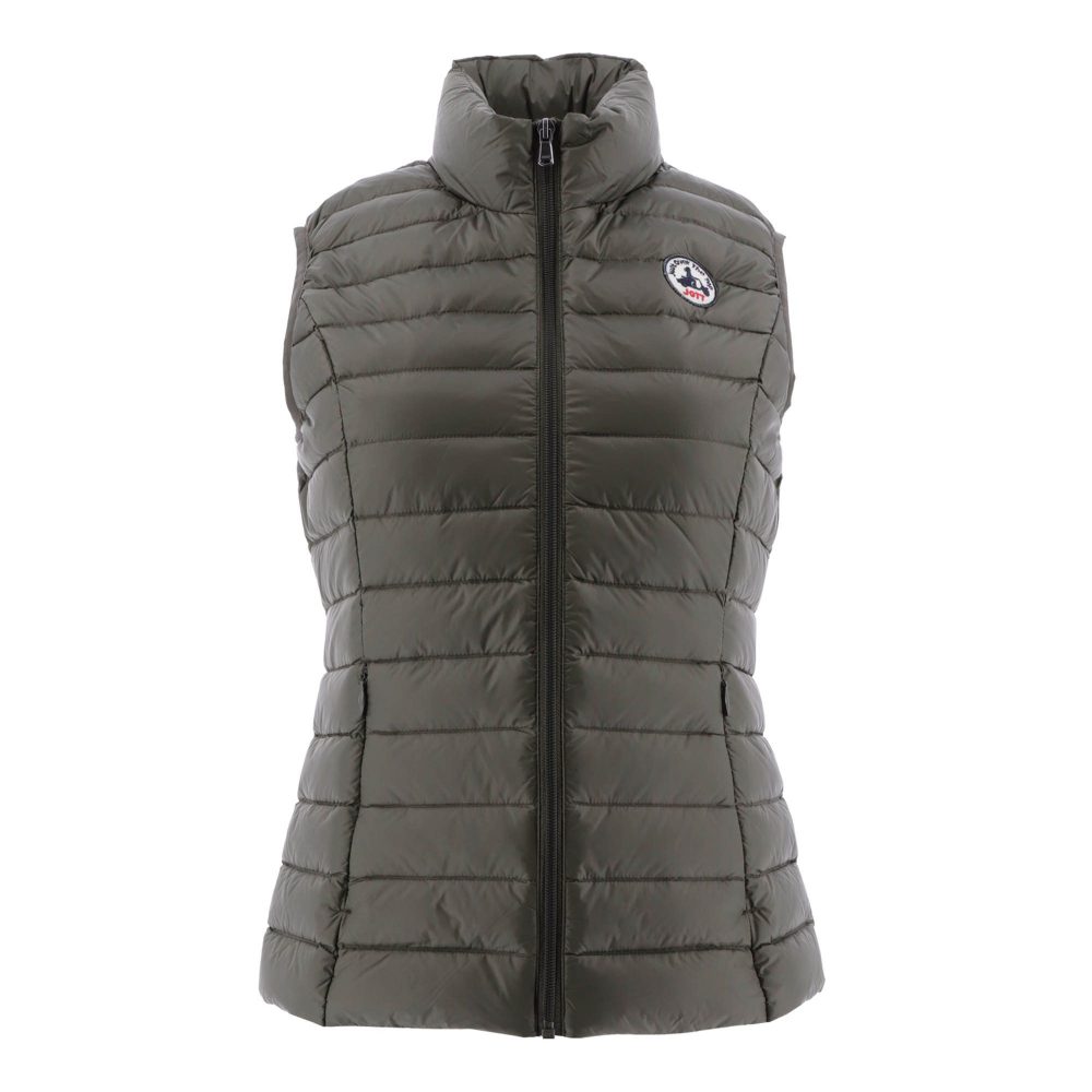 Jott - Daunengilet ohne Kapuze, für Damen, Khaki, Größe XL