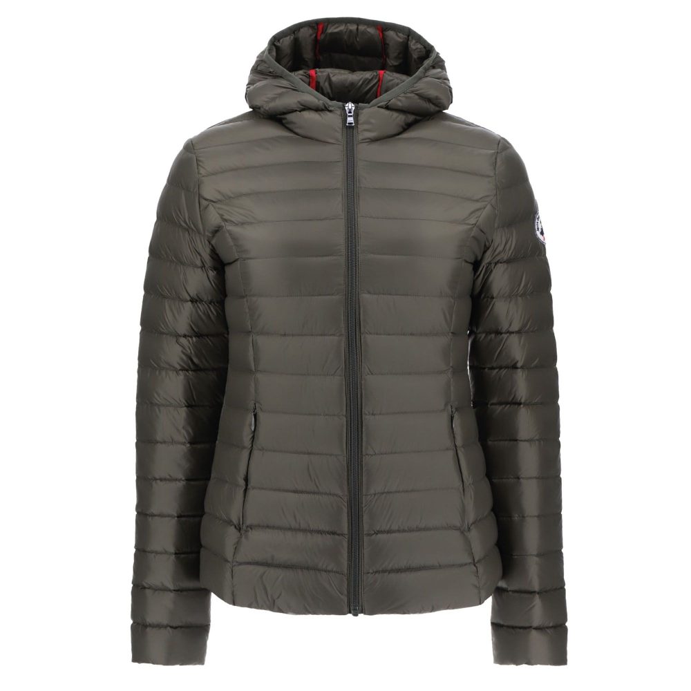 Jott - Daunenjacke mit Kapuze, für Damen, Khaki, Größe XL