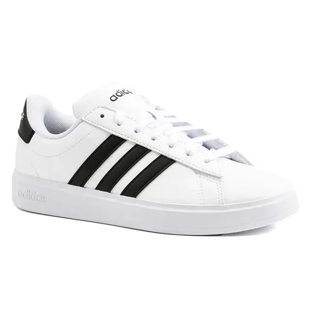 adidas - Bequeme große kurze Sneakers  Cloudfoam, für Herren, Weiss, Größe 36 2/3
