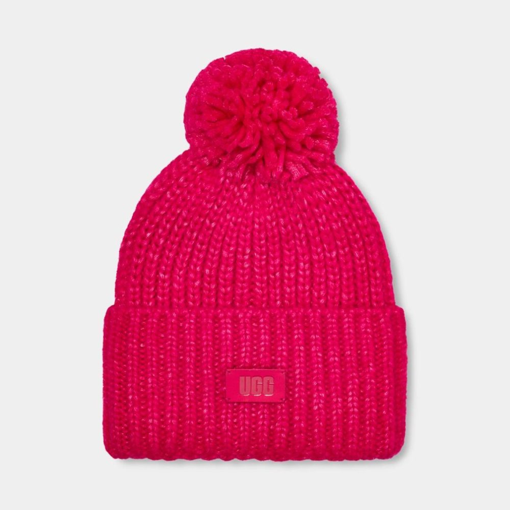Ugg K's CHUNKY POM CUFF HAT-0 Einmalige Grösse