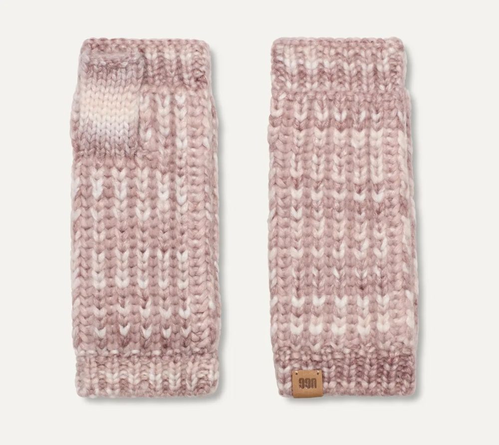 UGG - 100826 Chunky Space Dye Glove, für Damen, Malvenfarben, Größe Onesize