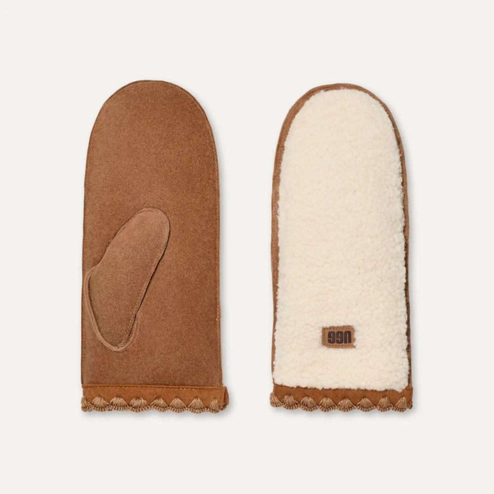 Ugg W UGGFLUFF SCALLOPED MITTEN-SM SM