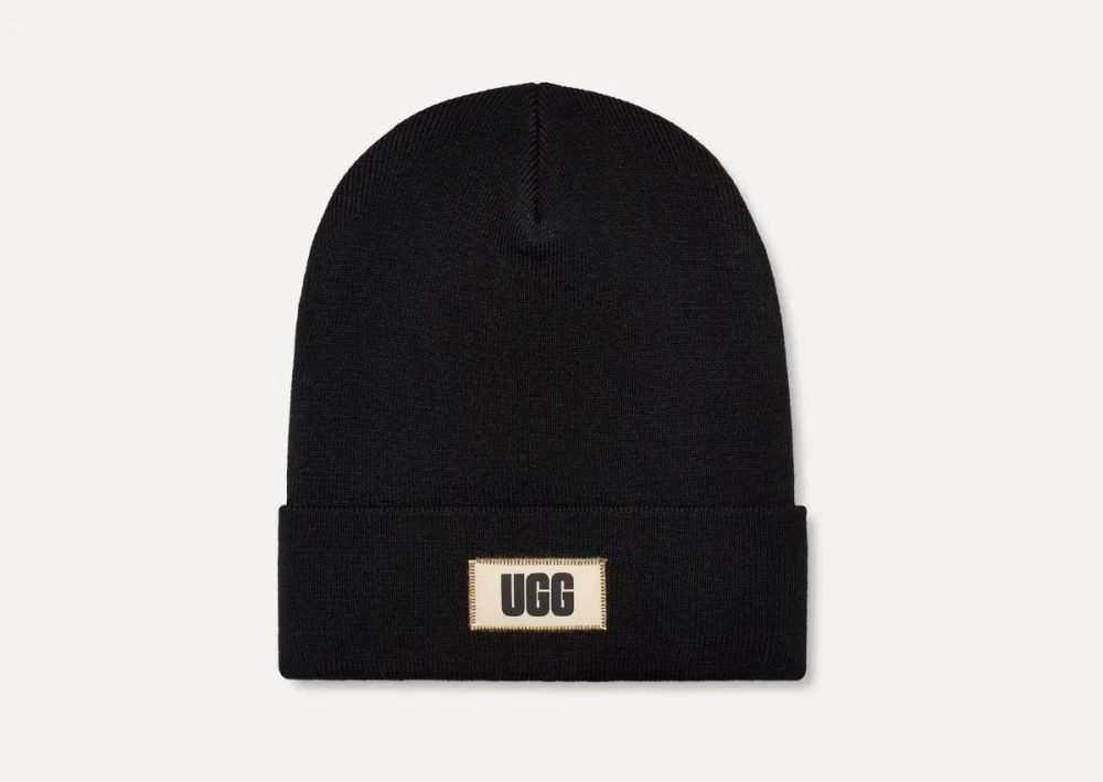 UGG - High Crown Beanie, für Herren, Schwarz, Größe Onesize