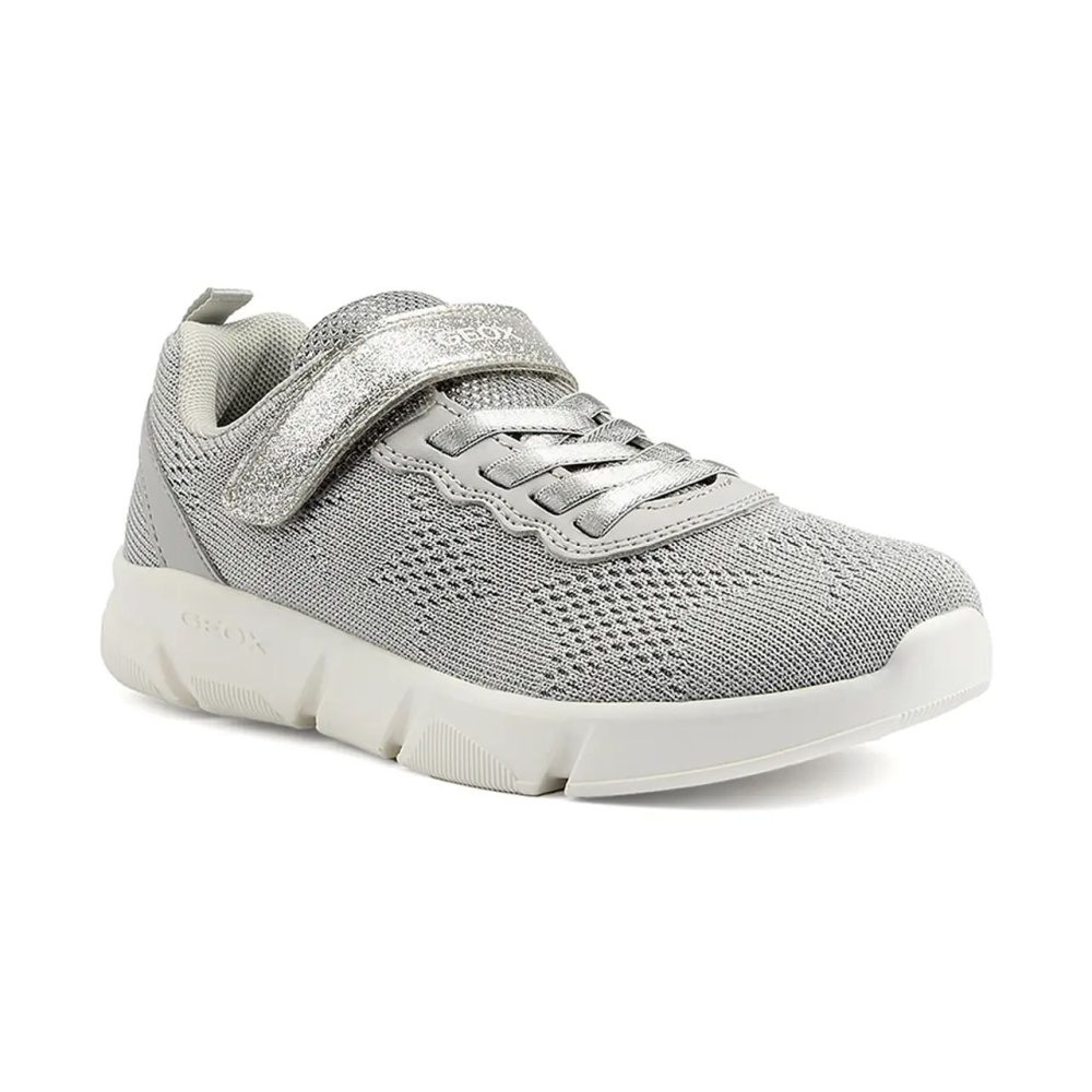 Geox - Aril, Aril Klett-Sneakers, 26, Grau