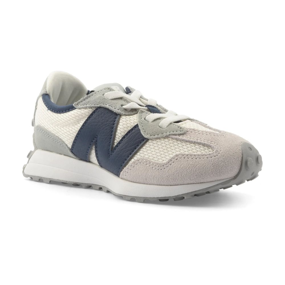 New Balance Kids 327 Bungee Lace unisex, weiss, Grösse: 30