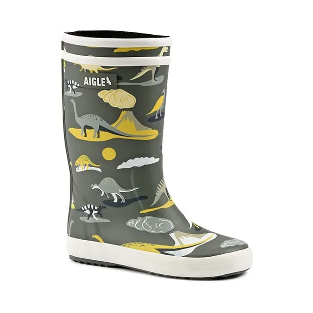Aigle - Loly-pop play 2 Dino-25, Loly-pop Play 2 Dino Regenstiefel, 25, Khaki