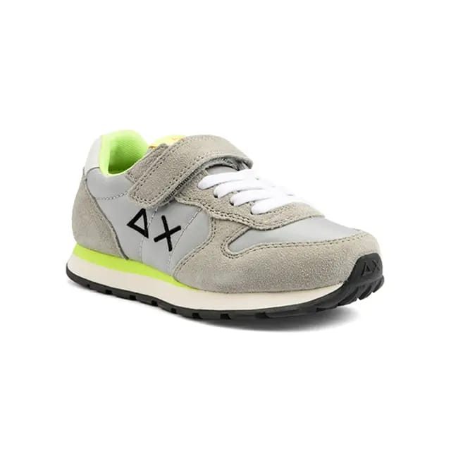 SUN 68 - Boys Tom Fluo, Tom Fluo Sneakers, 31, Grau