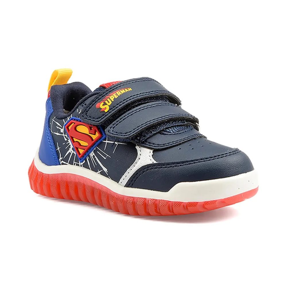 Geox - Lightyloo, Lightyloo Superman Klett-Sneakers, 22, Aquamarine