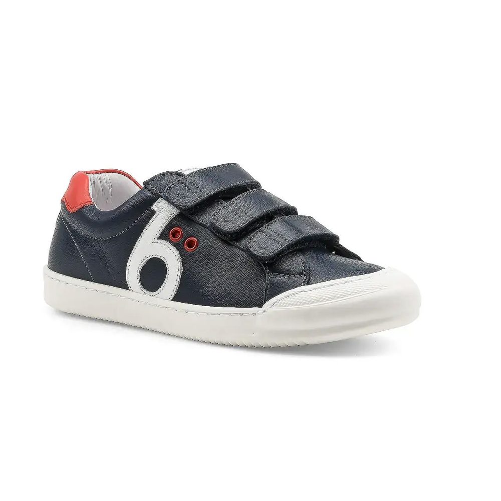 Benjie - Elm logo-34, Elm Logo-28 Klettverschluss-Sneaker, 34, Aquamarine