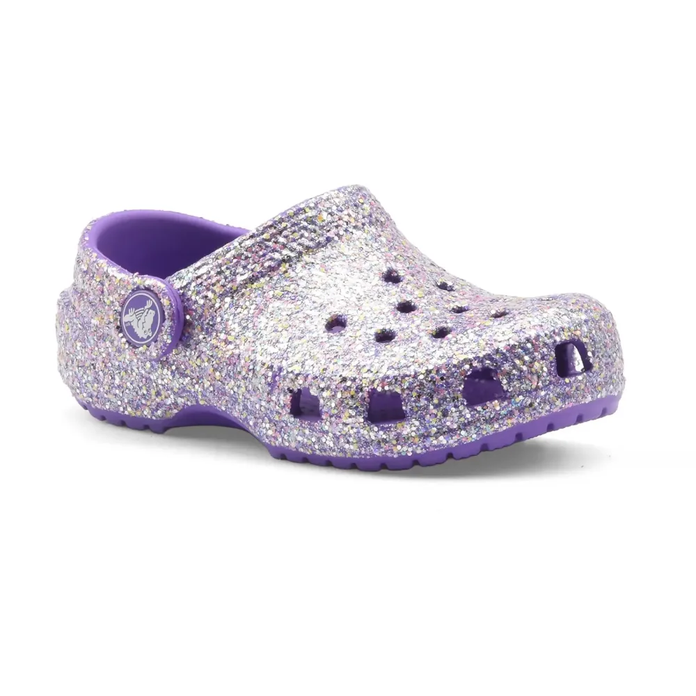 Crocs CLASSIC GLITTER CLOG PURPLE-24 24