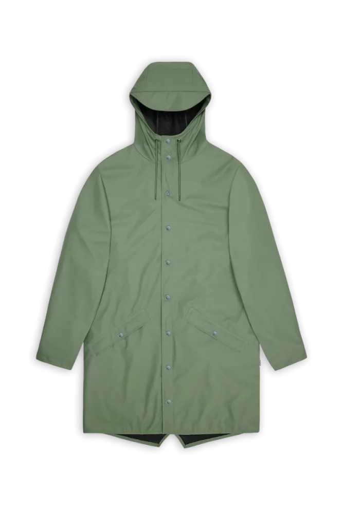 RAINS - 12020 Long Jacket, für Herren, Jade, Größe XL