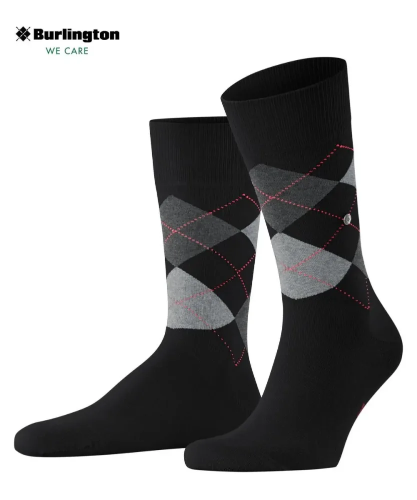 Burlington - Wadenlange Socken, für Herren, Black, Größe 40-46
