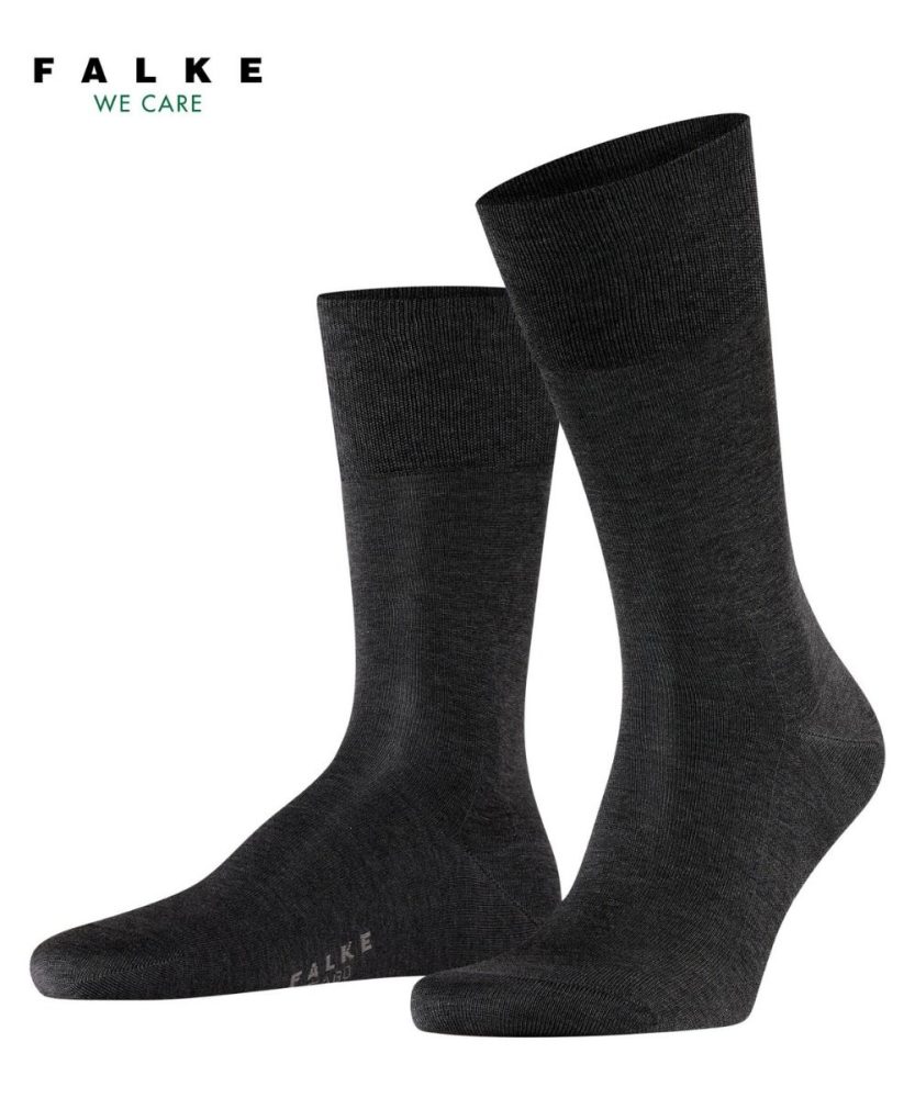 Falke - Wadenlange Socken, für Herren, Grau, Größe 45-46