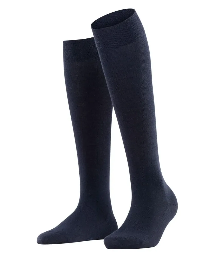 Falke - Softmerino Kniesocken, für Damen, Marine, Größe 35-36